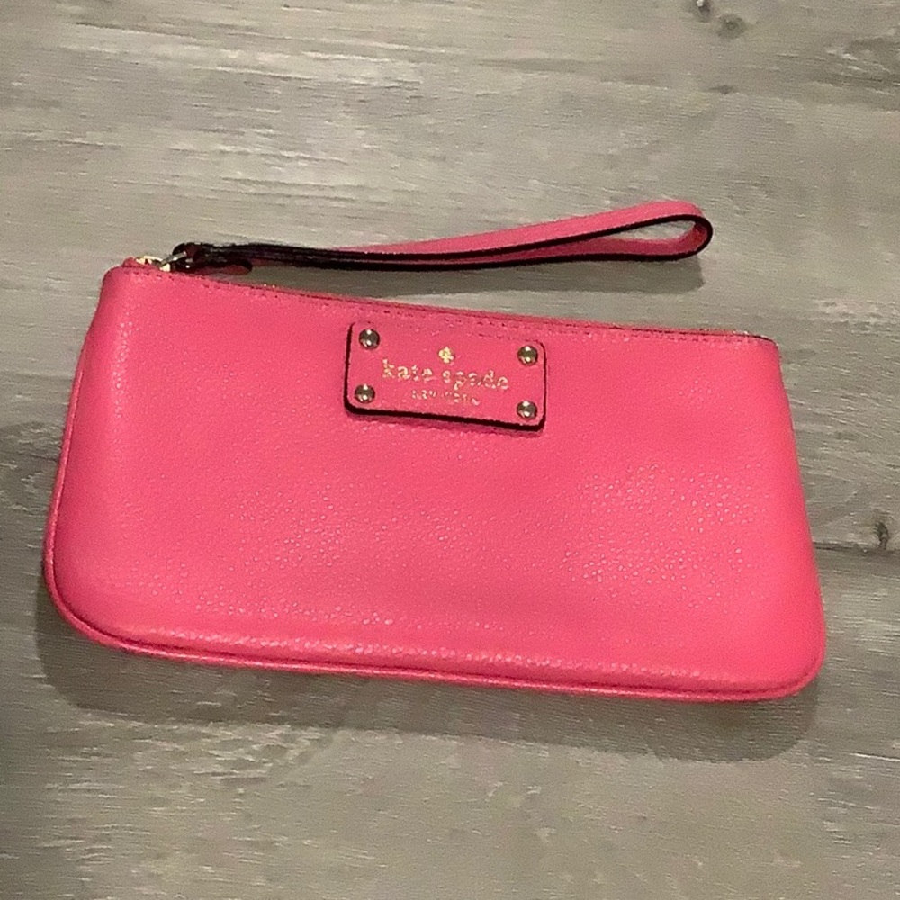 Kate Spade Vibrant Pink Clutch wristlet